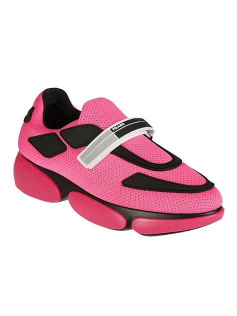 prada pink footwear